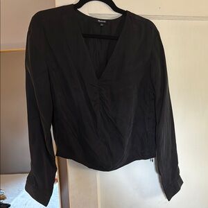 Black Madewell Blouse, Sz 4